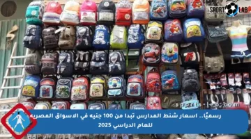 رسميًا.. أسعار شنط المدارس تبدأ من 100 جنيه في الأسواق المصرية للعام الدراسي 2025